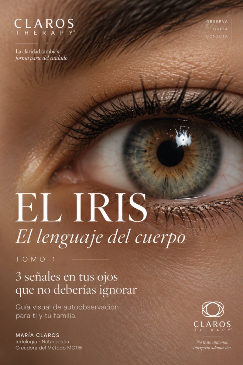 Portada de la guía El Iris, Tomo 1, El lenguaje del cuerpo, de María Fernanda Claros