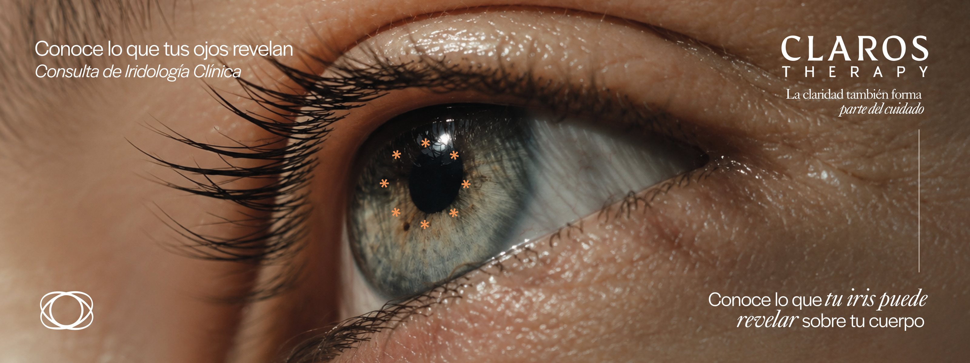 Claros Therapy — Conoce lo que tu iris puede revelar sobre tu cuerpo. Consulta de iridología clínica.